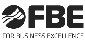 Logo von FBE mit dem Schriftzug „For Business Excellence“
